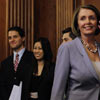 Tom with Speaker Nancy Pelosi after passing health care reform in the U.S. House of Representatives.