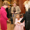 Dana with Mrs. Laura Bush at the State of the Union